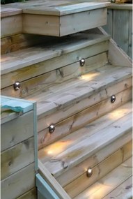 Markslöjd 107289 - Corp de iluminat LED încastrat pentru exterior GARDEN24 LED/0,8W/24V IP44 negru