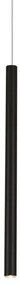 Pendul LED design Premium Class Quality 2,5cm ORGANIC FAT negru P0203 MX