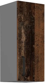 Dulap superior de bucătărie Oldie 30 G-72 1F (Antracit + Old style). 1049655