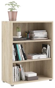 Bibliotecă modulară cu aspect de lemn de stejar 89x113 cm Prima – Tvilum