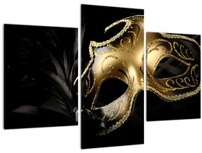 Tablou masca aurie (90x60 cm)