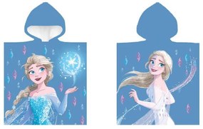 Disney Regatul de gheață Snow poncho prosop de plajă 50x100 cm