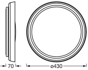 Ledvance - Lumină LED reglabilă SUN@HOME 26W 230V 2200-5000K CRI 95 Wi-Fi