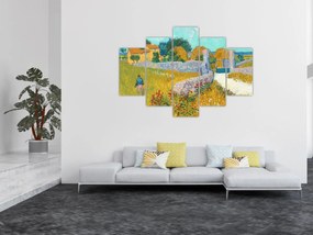 Tablou - Vincent van Gogh, Farmhouse in Provence, reproducere (150x105 cm)
