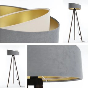 Lampadar GALAXY 1xE27/60W/230V gri/maro