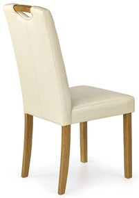 Scaun Caro pvc crem fag
