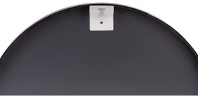 Globo B992545 - Oglindă de perete, diametru 60 cm, neagră