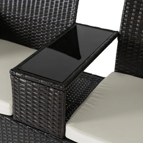JAKS Mobilier din ratan maro Kent