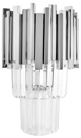 Aplica de perete, Cristale de Sticla, Glamour Wall Silver