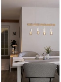 Eglo 43704 - Lustră pe cablu TOWNSHEND 4xE27/60W/230V