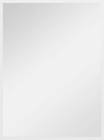 HOMCOM Oglindă Dreptunghiulară de Perete cu Cârlige, Sticlă și MDF, 60x80 cm, Negru | Aosom Romania