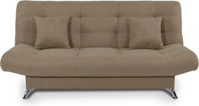 Canapea extensibila VIOLA, stofa maro - Elia 16, 192x89x48 cm
