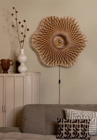 Aplica de perete Eco, Bambus, Madura natural/maro, L