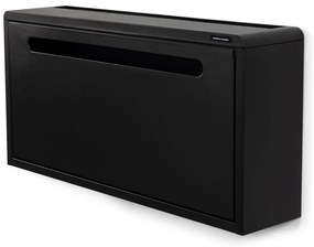 Pantofar negru cu deschidere înclinată/suspendat din metal 76x38x18 cm Sportiva – Spinder Design