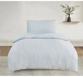 Lenjerie de pat verde din jacquard pentru pat de o persoană 140x200 cm Florida – My House