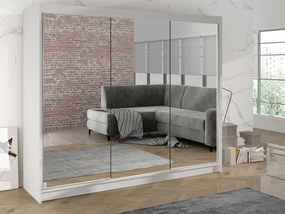 Dulap de haine Geneva III Gulia (alb). Promo -16%. 1070543