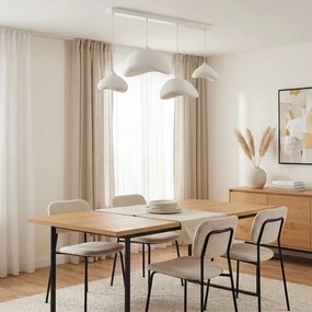 BRILAGI - Lustră suspendată pe cablu WABI SABI 4xE27/40W/230V albă