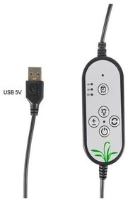 Lampă LED reglabilă cu clemă pentru plante LED/12W/5V