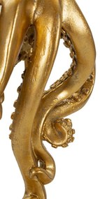 Veioza aurie din polirasina, ø 30,5 cm, Octopus Mauro Ferreti