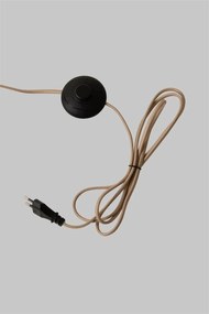 Lampa podea din travertin si sticla sand Tivoli