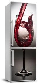 Autocolant frigider acasă vin rosu