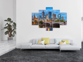 Tablou cu orașul Melbourne (150x105 cm)
