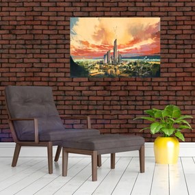 Tablou - Orașul pictat (90x60 cm)