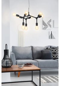 Eglo 98346 - Lustră pe cablu BOCADELLA 9xE27/60W/230V