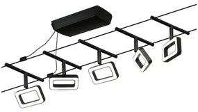 Paulmann 94485 - Set 5x LED 4,8W spot FRAME 230V negru