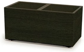 Ghiveci MADERA CASE ECO WOOD 77 cm, maro închis, M