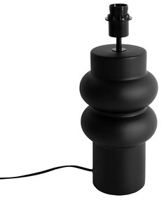 Lampa de masă de design din ceramică neagră 17 cm fără abajur - Alisia