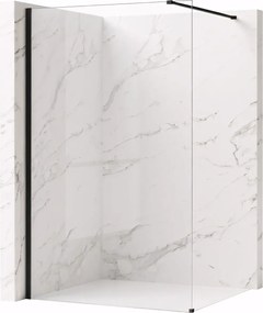 Paravan de dus Rea Flexi Transparent / Black 130