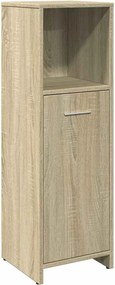 vidaXL Dulap de baie, stejar Sonoma, 30 x 30 x 95 cm, PAL