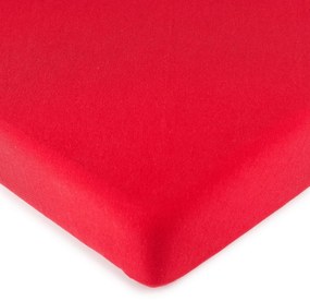 Cearşaf de pat 4Home bumbac jersey, roşu, 180 x 200 cm