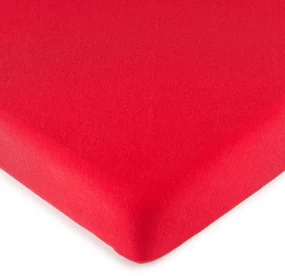 Cearşaf de pat 4Home bumbac jersey, roşu, 180 x 200 cm