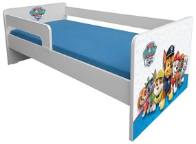 Pat copii Paw Patrol Blue P1L 2-12 ani cu paravane detasabile