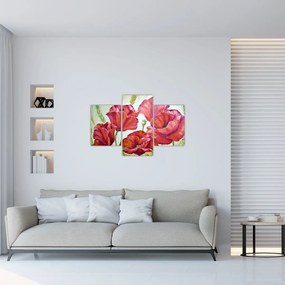 Tablou - Mac - flori (90x60 cm)