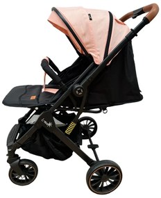 Carucior sport pentru copii cu maner reversibil si pliere compacta tip troller, 6-36 luni CPC-52-roz