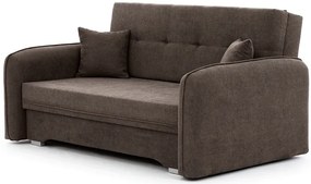 Canapea extensibila 2 locuri LAINE, maro