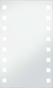 vidaXL Oglindă cu LED de perete de baie, 60 x 100 cm