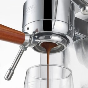 Espressor cu portfiltru Caso Design EspressoGourmet Advanced, 3000 W, 19 bari, 2 l, ULKA, PID, Manometru, Semiprofesionala, Spumare lapte, Otel inoxidabil