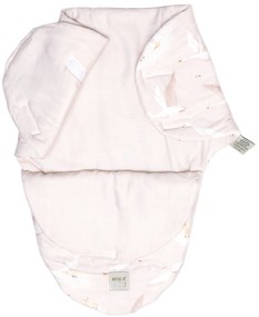 Sistem de infasare, Baby swaddle din Bumbac cu umplutura antialergica BabySoft, Gasca Bej