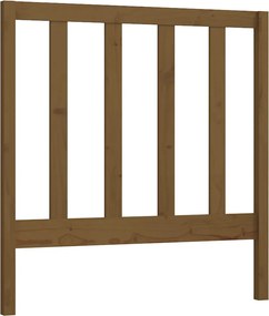 vidaXL Tăblie de pat, maro miere, 95x4x100 cm, lemn masiv de pin