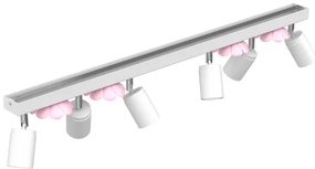 Spot FLOWER 6xGU10/8W/230V alb