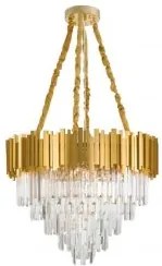 Candelabru clasic cristal 12 becuri E14 Grane 9050110 Nova Luce