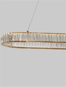 Lustra LED suspendata cristal design elegant AURELIA 48W
