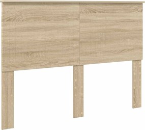 vidaXL Tăblie cap cu headboard Stejar Sonoma 140 cm Lemn compozit