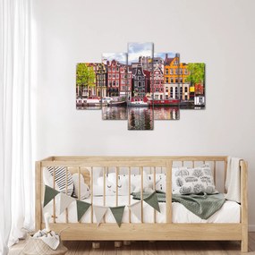 Tablou - Amsterdam, case de dans (150x105 cm)