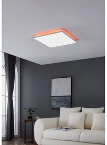 Plafonieră LED RGBW dimabilă Eglo 98766 SALOBRENA-B LED/32,5W/230V 60x60 cm + telecomandă