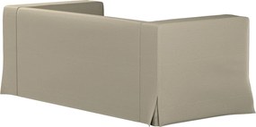 Husă canapea Klippan cu 2 locuri, lungă, cu pliuri contrastante